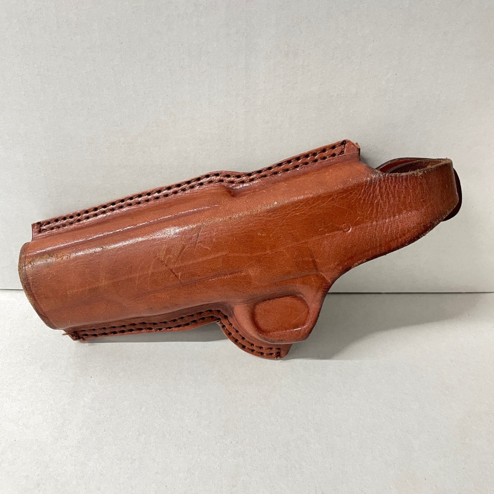 Tagua Gunleather Brown Leather OWB Right Hand Belt Slide Holster